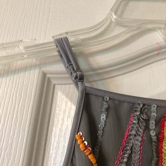 Bebe peplum beaded top - Picture 5 of 6